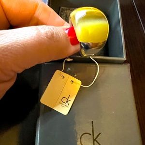 Brand new CK ring never worn , with tags and it is a beautiful piece